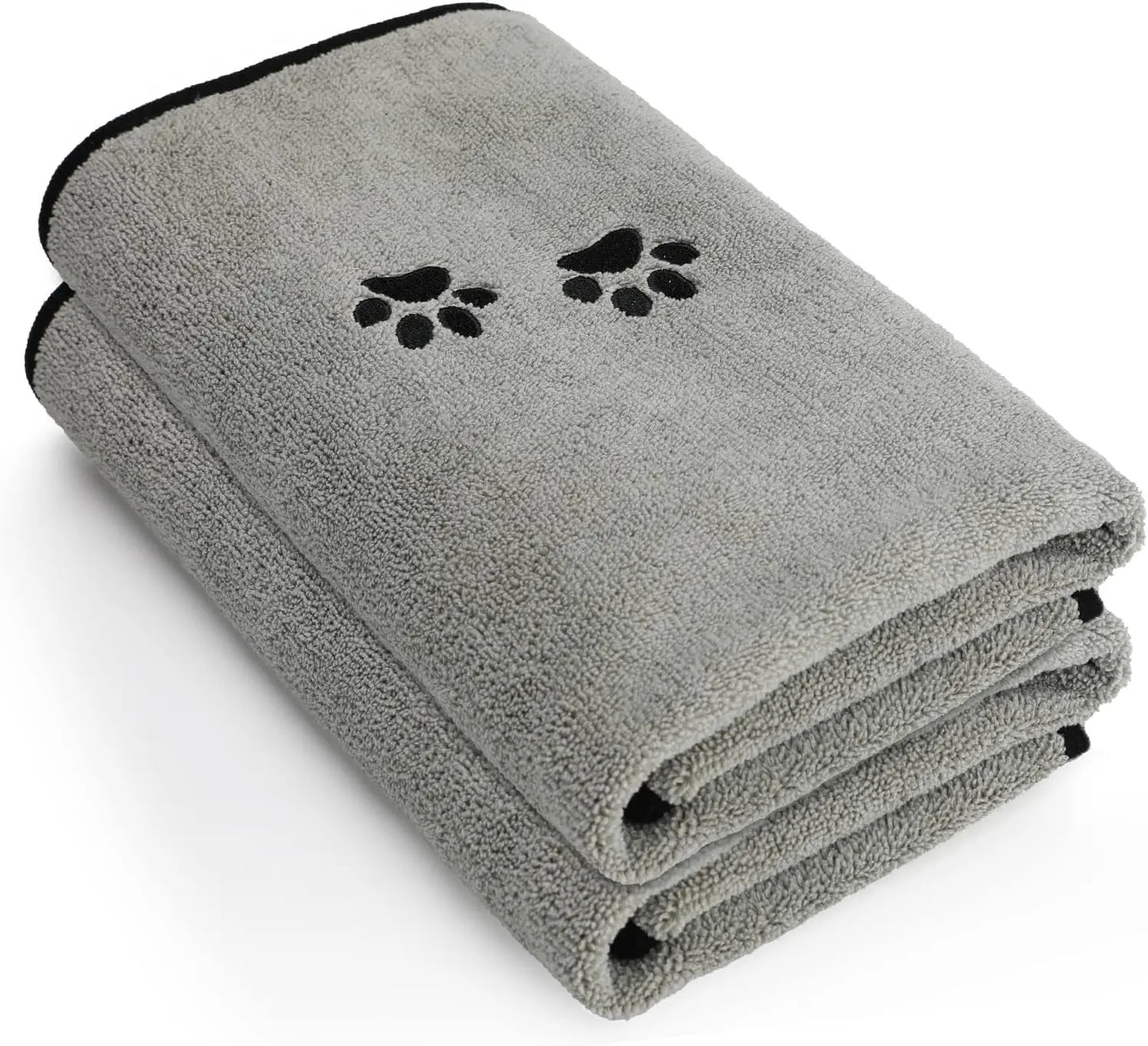 3-Pack Microfiber Pet Bath Towels 20x35 – Soft, Absorbent Dog & Cat Drying