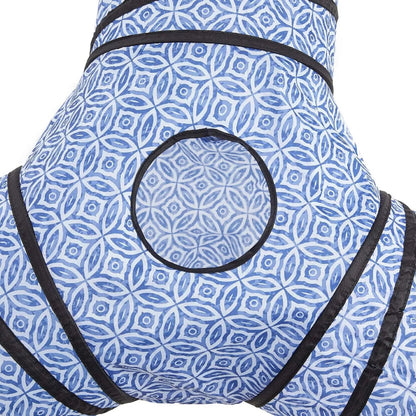 3-Way Collapsible Tunnel Cat Toy with Ball & Peek Hole for Indoor Cats & Kittens