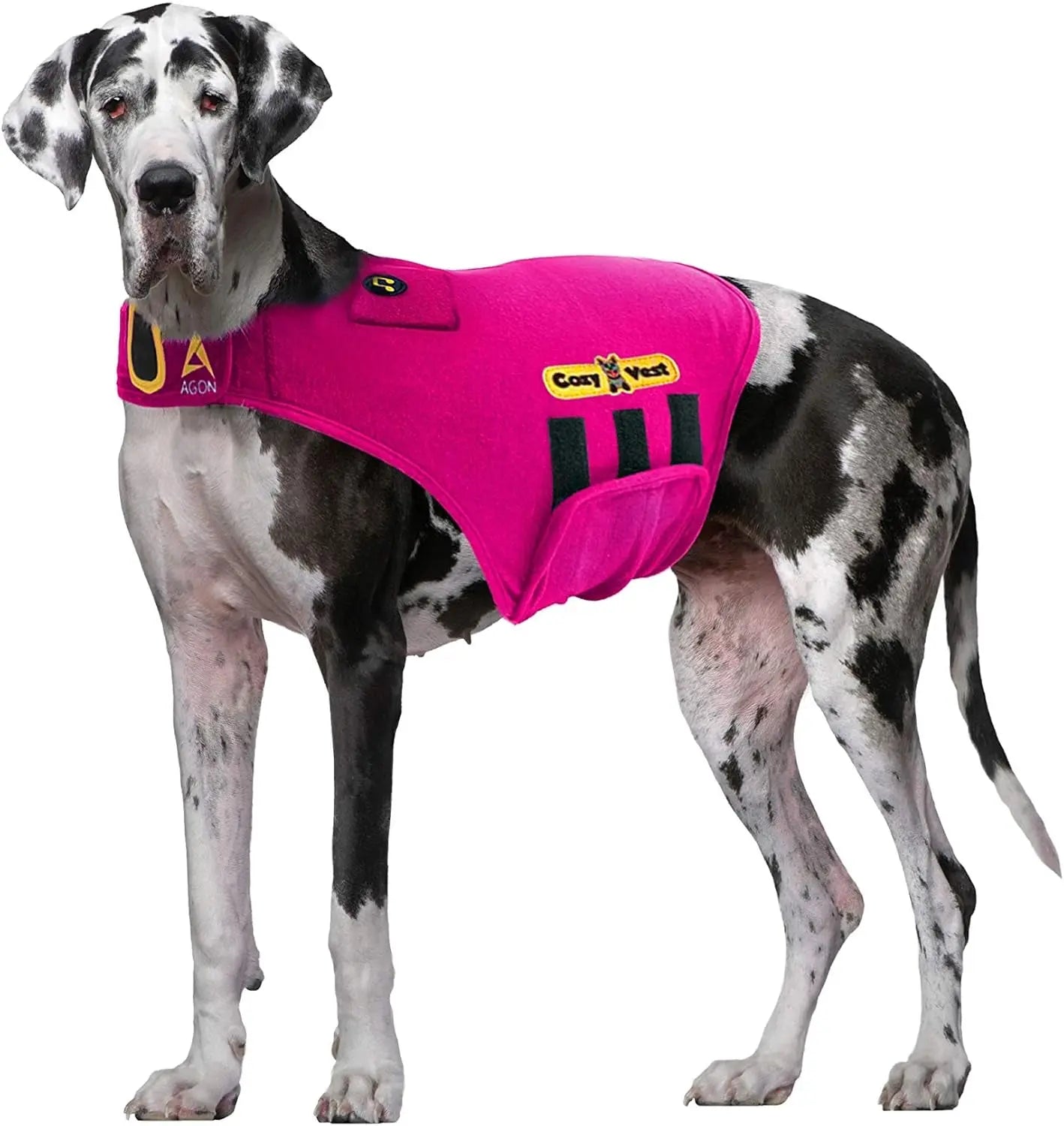 3-in-1 Dog Anxiety Vest with Music & Aromatherapy Calming Coat XXS–XXL Pink Xxl [110 Lbs Up]