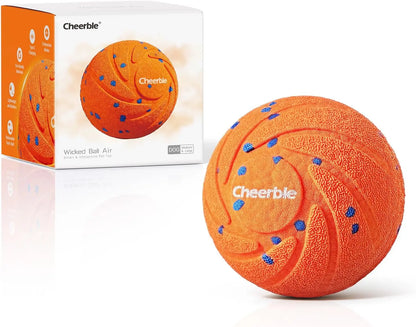 Wicked Ball Air – Smart Interactive Dog Toy, Auto Moving & Bouncing (3 Modes) Orange