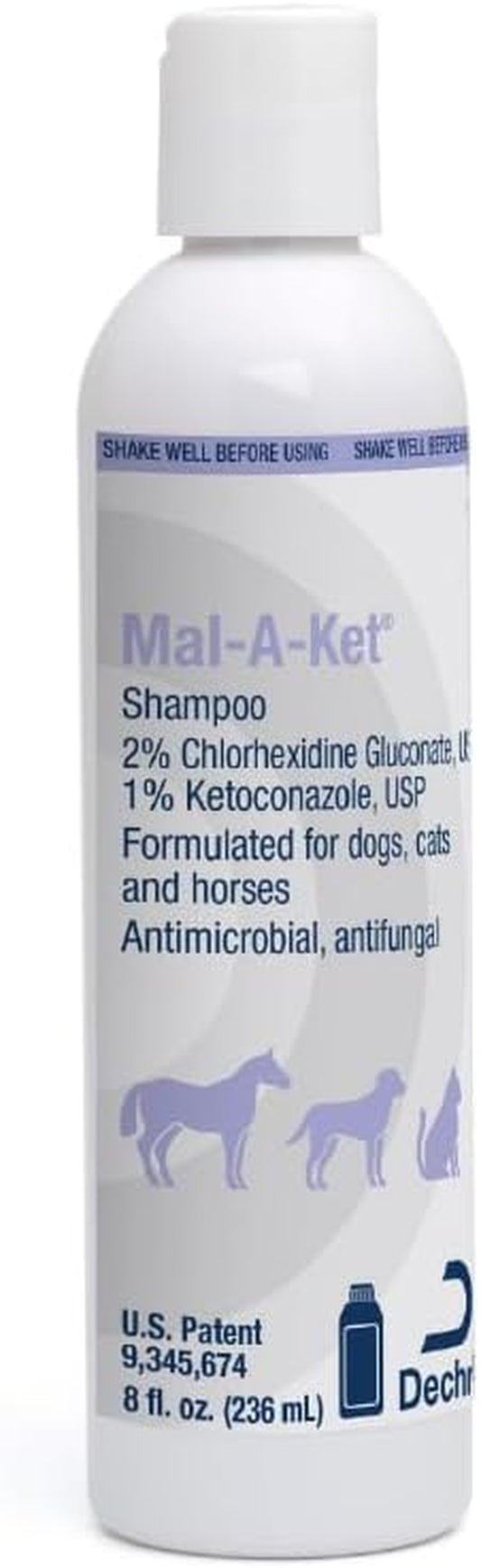 Mal-A-Ket Keto Shampoo for Dogs Cats Skin & Coat Cleanser 8oz