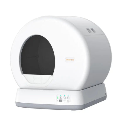 Meowant SC01 Smart Litter Box – Self-Cleaning, Odor-Free, Pee Guard, Auto Safety Stop, App-Controlled, Includes Mat & Liner for Convenient Cat Care