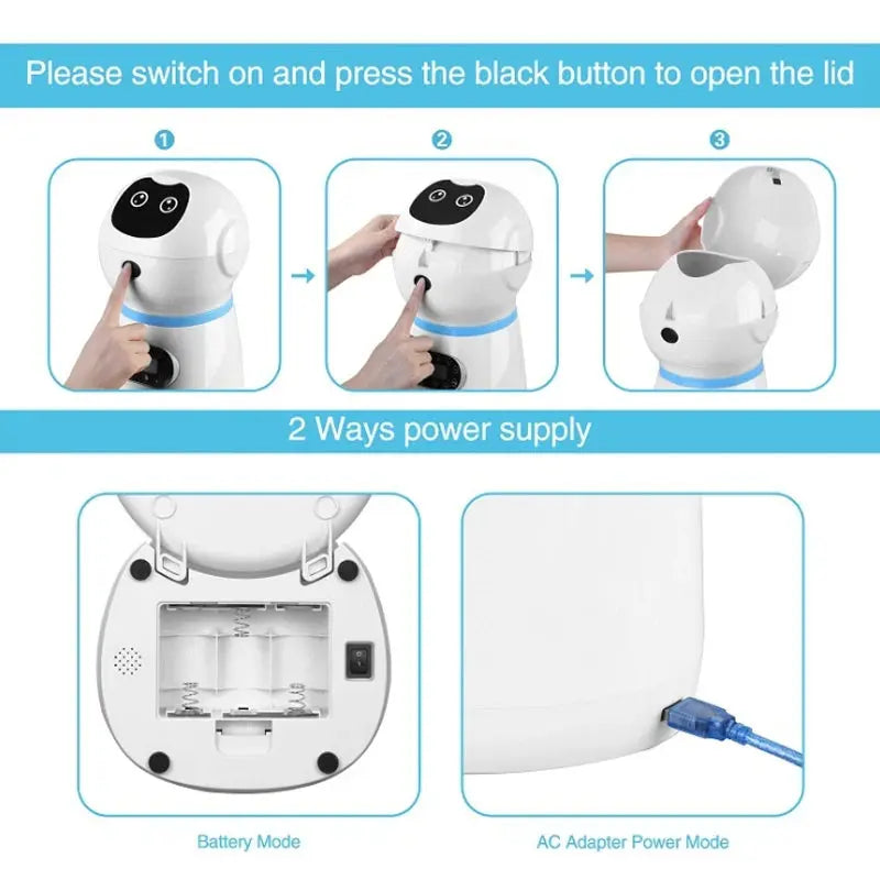 Automatic Pet Feeder 3.5L Smart Food Dispenser for Cats & Dogs, Portion Control, Scheduled Meals, Easy Clean