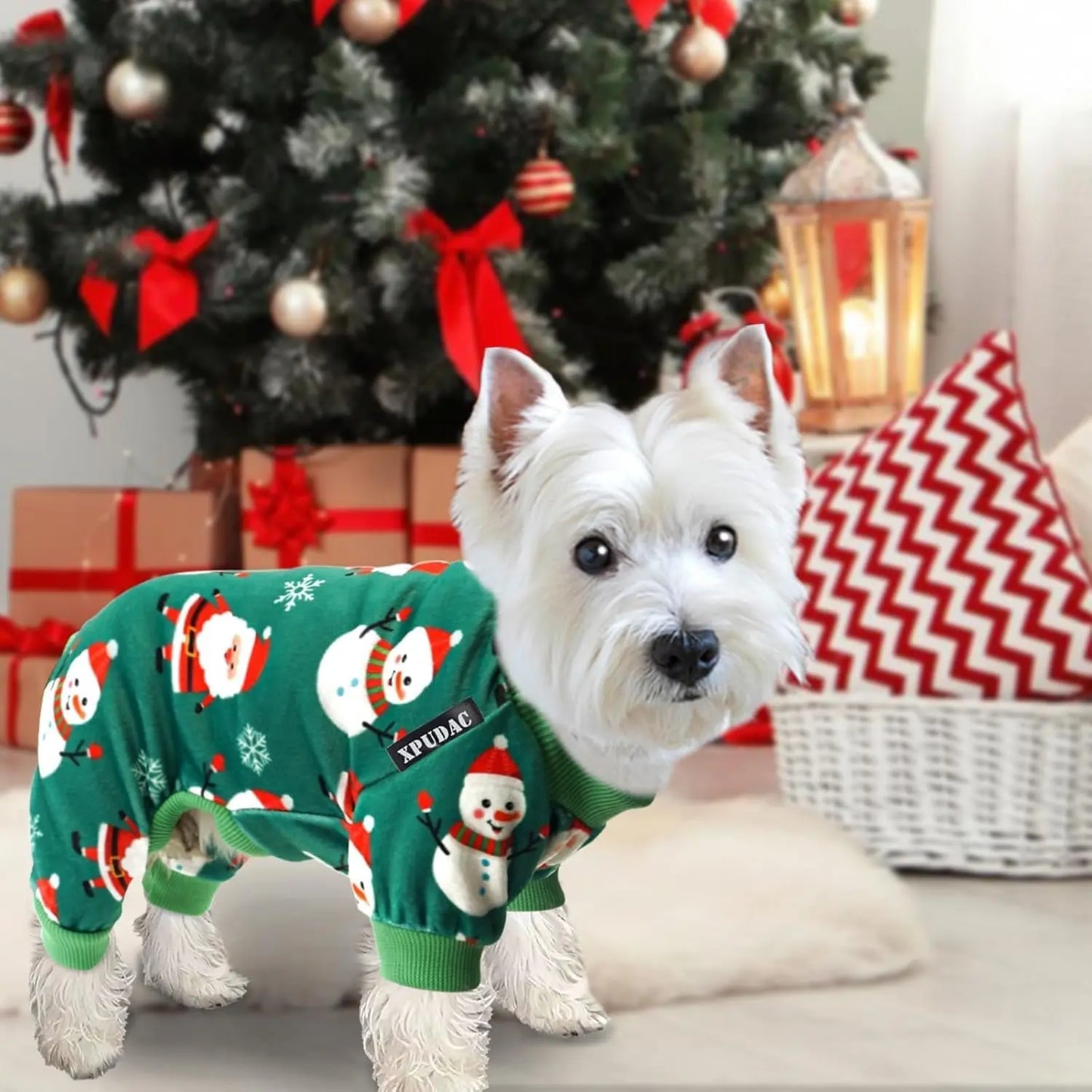 4-Pack Holiday & Christmas Dog Pajamas-for Dogs & Cats Sizes (sizes XS-XXL)