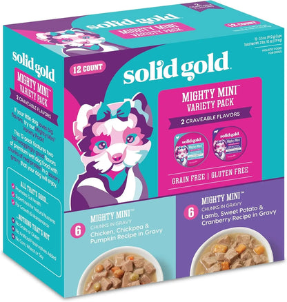 Grain-Free Weight Control & Gut Health Wet Dog Food with Superfoods, 13.2oz Cans Variety 12 Pack