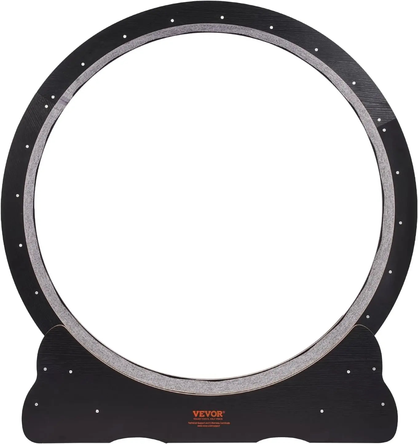 43.3" Large Cat Exercise Wheel – Running Treadmill with Detachable Carpet (Black)