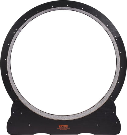 43.3" Large Cat Exercise Wheel – Running Treadmill with Detachable Carpet (Black)
