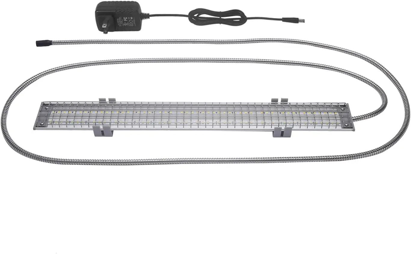 Happybird Lighting Bird Cage Light with Chew Guard - Full Spectrum LED Pet Light - Simulates Natural Environment - Safe for Hookbill Birds – Easy to Install - (18" Long) Hookbill Light 18"