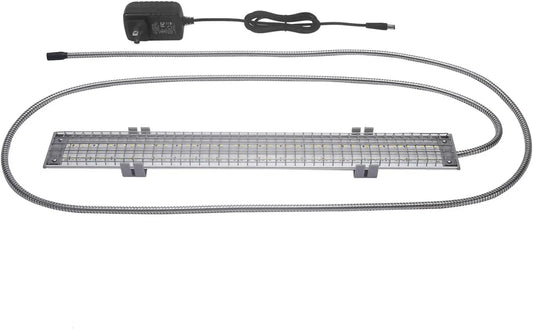 Happybird Lighting Bird Cage Light with Chew Guard - Full Spectrum LED Pet Light - Simulates Natural Environment - Safe for Hookbill Birds – Easy to Install - (18" Long) Hookbill Light 18"