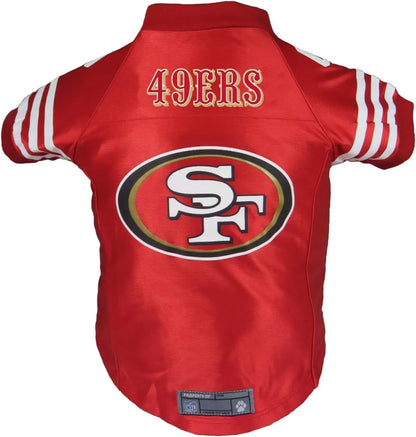 NFL Licensed Pet Jersey – Unisex Dog & Cat Football Apparel San Francisco 49Ers