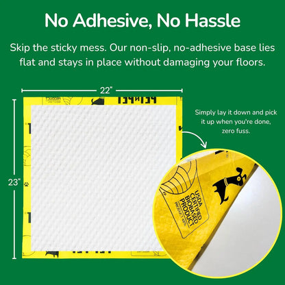 Pet N Pet Eco Dog Pee Pads 50-Count, 6-Layer Leak-Proof Training Pads