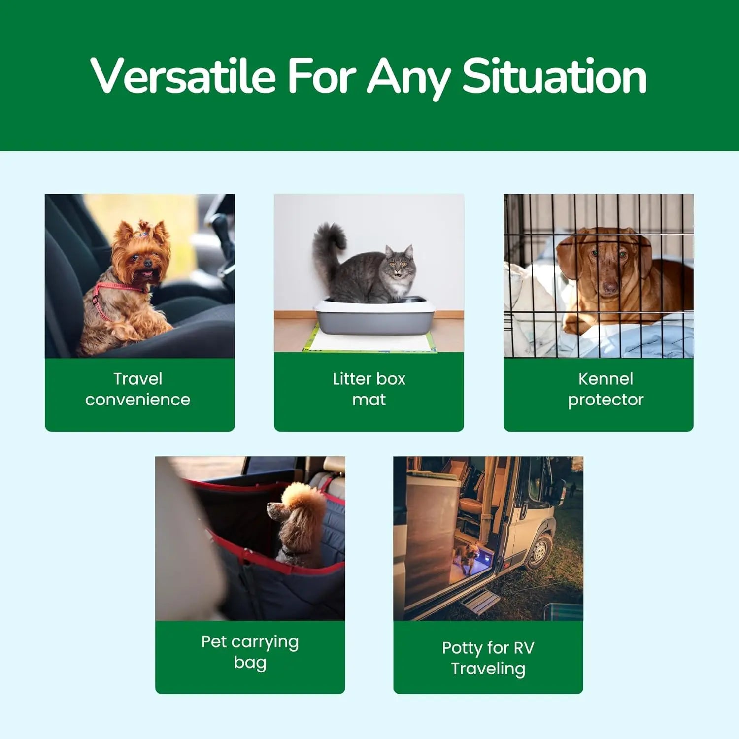 Pet N Pet Eco Dog Pee Pads 50-Count, 6-Layer Leak-Proof Training Pads