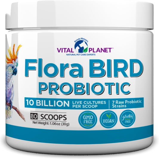 Vital Planet Flora Bird Probiotic Powder, 10 Billion CFU, 7 Strains Default Title