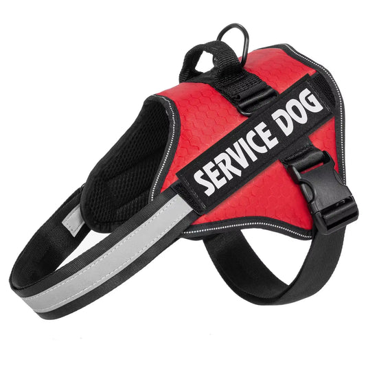 Service Dog Vest Harness with Chest Strap – Adjustable, Durable, Comfortable