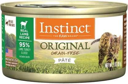 Natural Rabbit Recipe Canned Cat Food, Grain-Free 5.5oz (Case of 12 or 24) Lamb 0.13 Ounce (Pack Of 24)