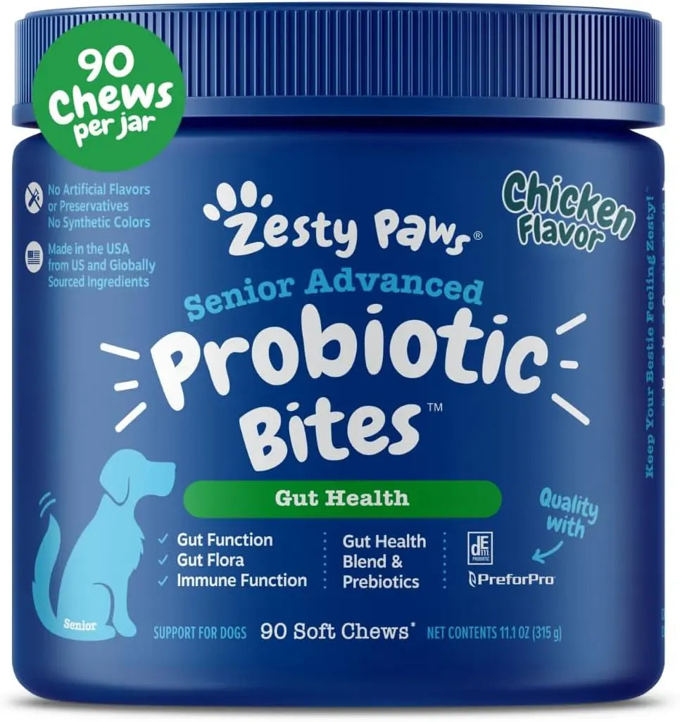 8-in-1 Multifunctional Bites for Dogs – Hip & Joint, Skin, Gut, Heart & Immune Support Chicken - Advanced 90 Count