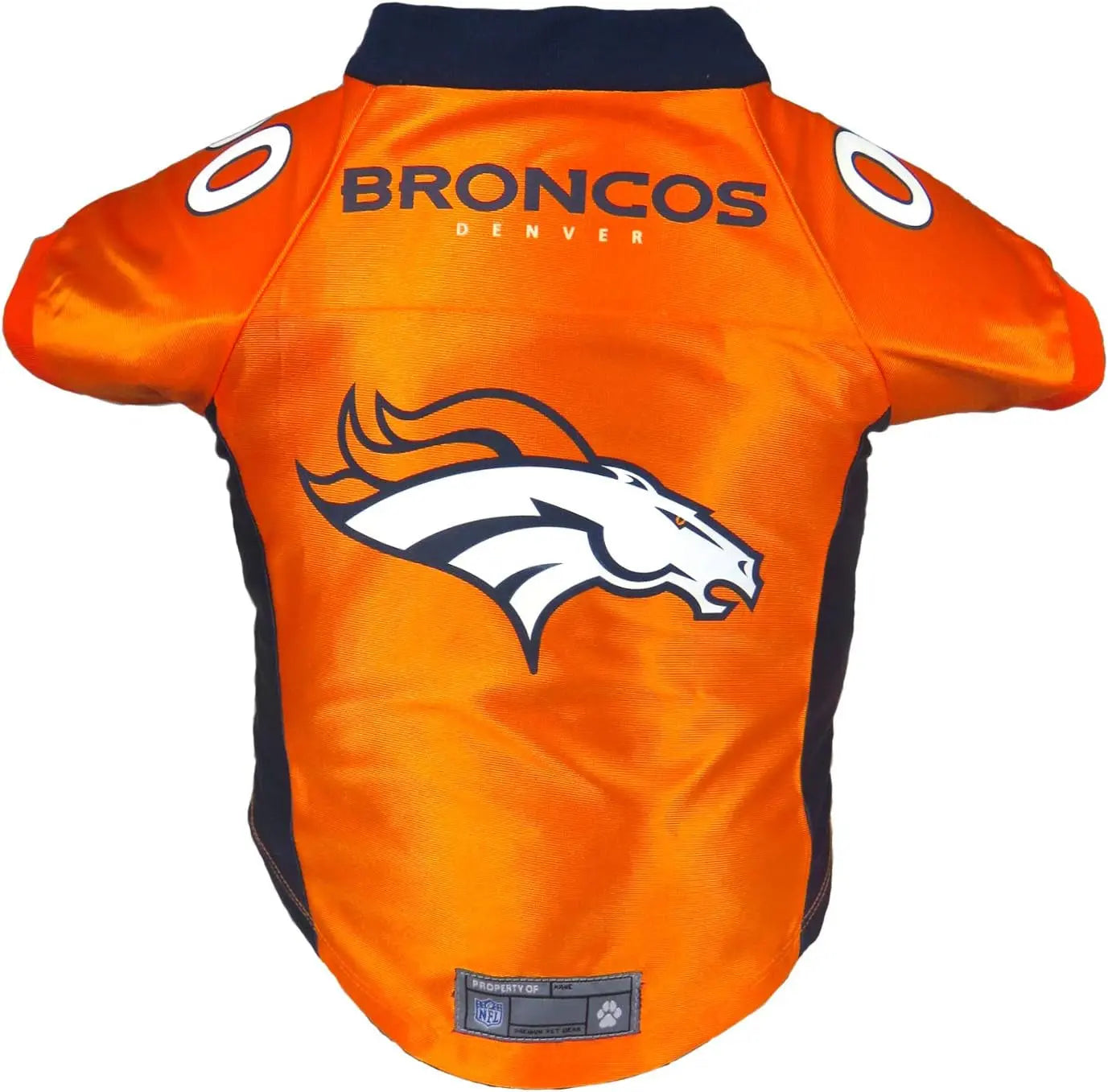 NFL Licensed Pet Jersey – Unisex Dog & Cat Football Apparel Denver Broncos Small