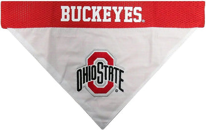 Official NCAA Collegiate Pet Bandana – Game Day Gear for Dogs & Cats Ohio State Buckeyes