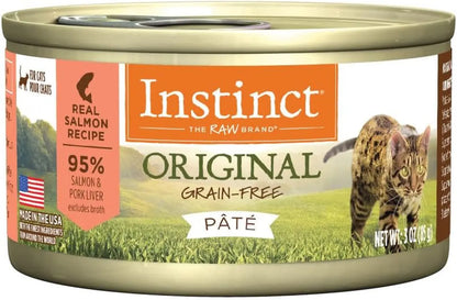 Natural Rabbit Recipe Canned Cat Food, Grain-Free 5.5oz (Case of 12 or 24) Salmon 3 Ounce (Pack Of 24)
