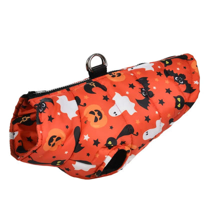 Halloween Dog Jacket | Warm Winter Pet Costume for Small Dogs & Cats 02