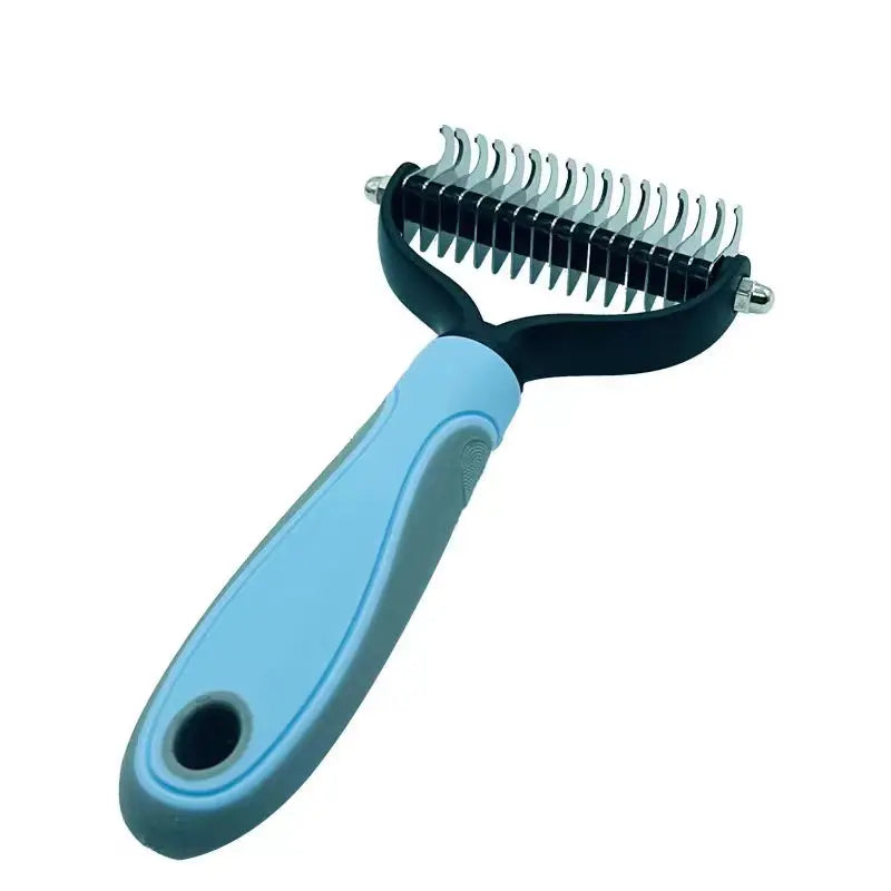 Professional Pet Deshedding Brush – Dog & Cat Hair Remover