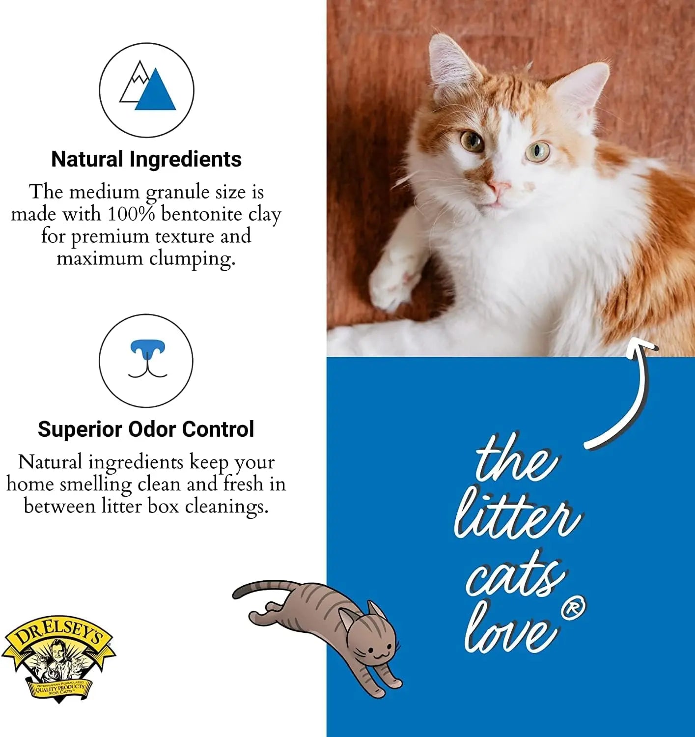 Dr. Elsey's Ultra Unscented Clumping Clay Cat Litter