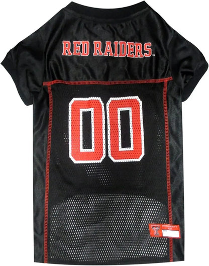 Licensed Official NCAA Mesh Jersey for Dogs & Cats Texas Tech Red Raiders Xx-Large