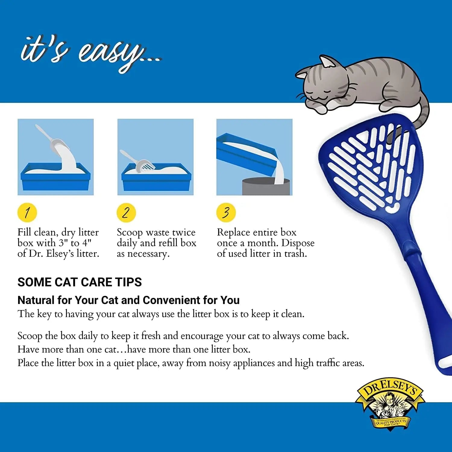 Dr. Elsey's Ultra Unscented Clumping Clay Cat Litter