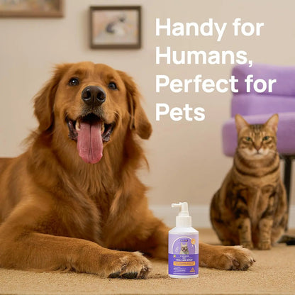Pet Dental Care Spray – Fresh Breath, Plaque & Tartar Control, Gum Relief, Gingivitis Prevention, No-Brush