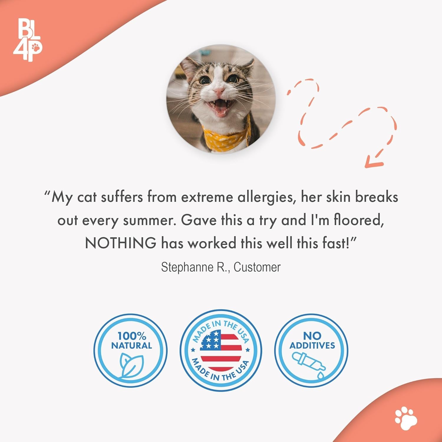 Cat Itchy Skin & Coat Support Supplement for Dry Skin, Shedding & Dandruff