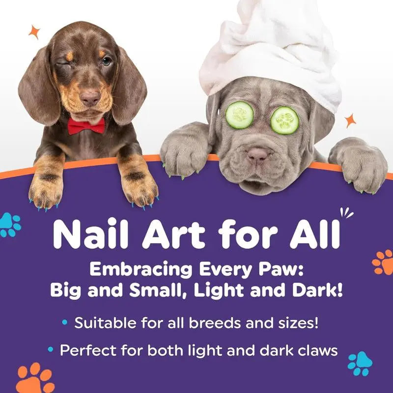 Dog Nail Polish Pens Quick Dry – Pet Safe Nail Pawlish for Dogs & Cats Grooming