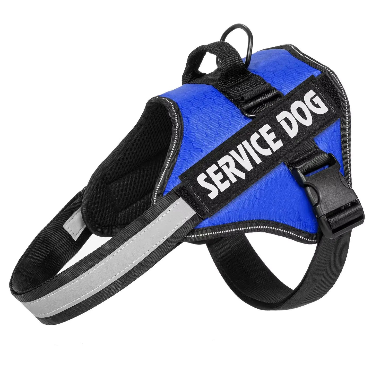 Service Dog Vest Harness with Chest Strap – Adjustable, Durable, Comfortable Blue