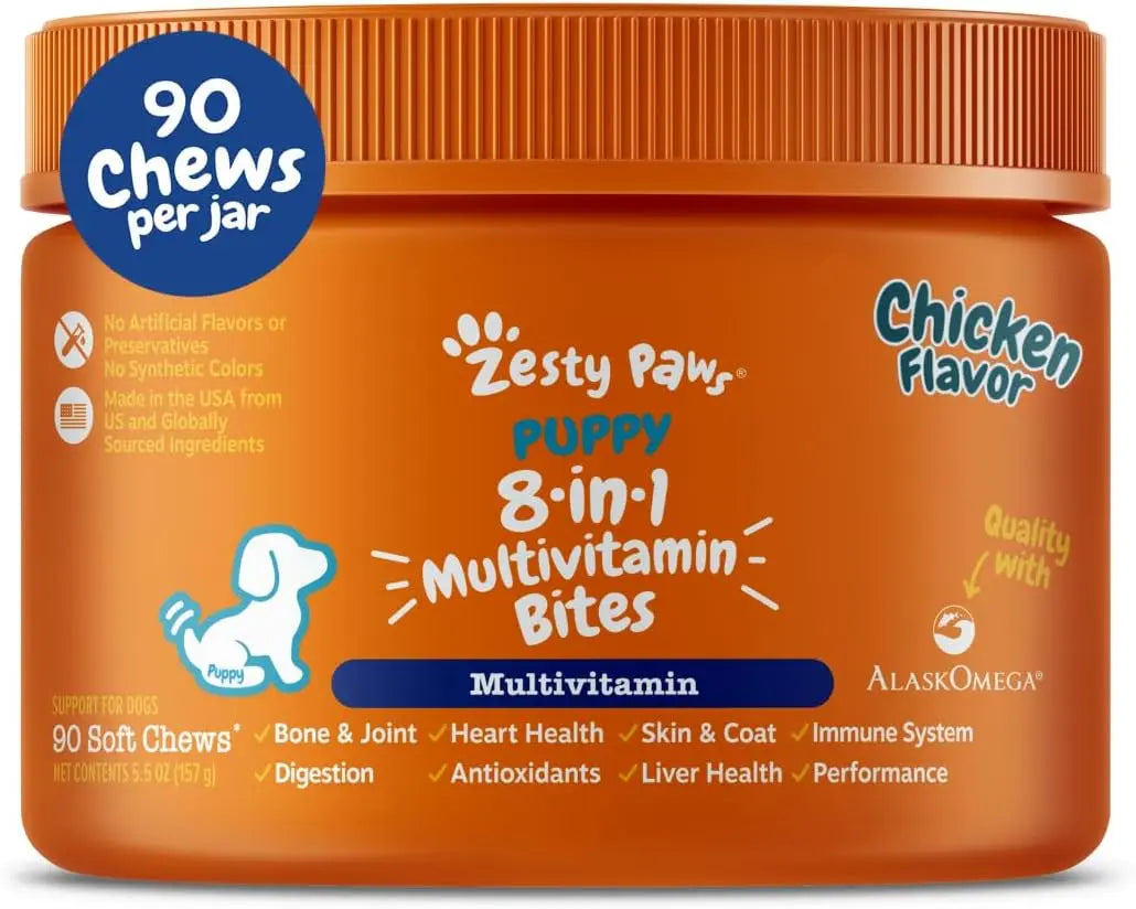 8-in-1 Multifunctional Bites for Dogs – Hip & Joint, Skin, Gut, Heart & Immune Support