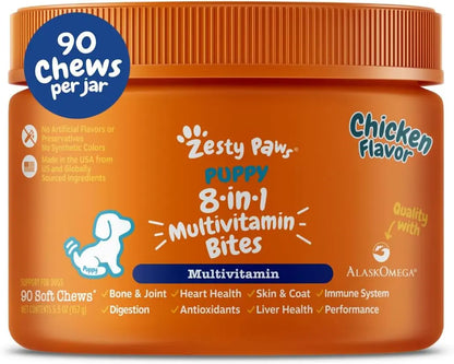 8-in-1 Multifunctional Bites for Dogs – Hip & Joint, Skin, Gut, Heart & Immune Support