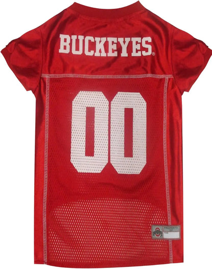 Licensed Official NCAA Mesh Jersey for Dogs & Cats Ohio State Buckeyes 3X- Large