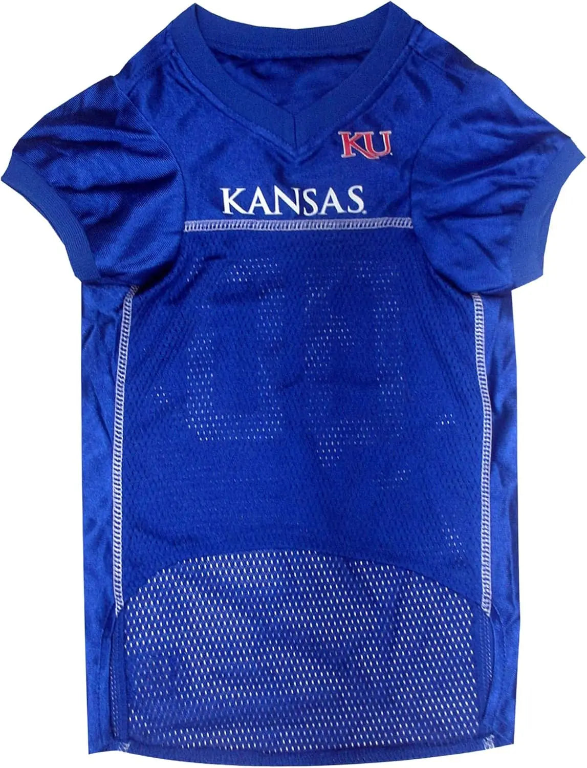 Licensed Official NCAA Mesh Jersey for Dogs & Cats Kansas Jayhawks Medium