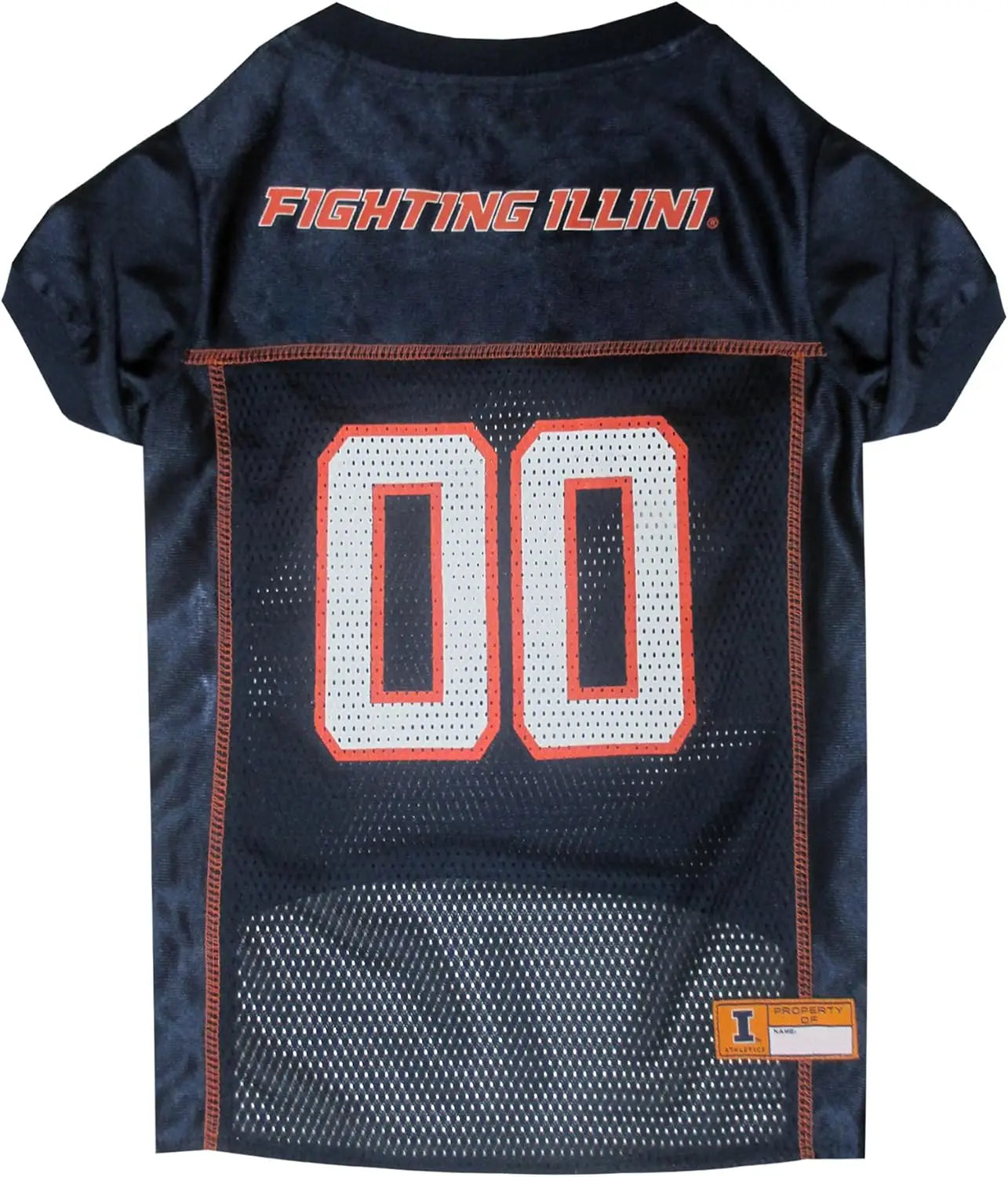 Licensed Official NCAA Mesh Jersey for Dogs & Cats Illinois Fighting Illini Small