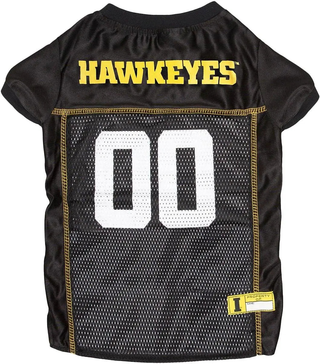 Licensed Official NCAA Mesh Jersey for Dogs & Cats Iowa Hawkeyes