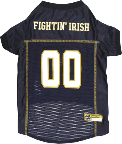 Licensed Official NCAA Mesh Jersey for Dogs & Cats Notre Dame Fighting Irish Xxl