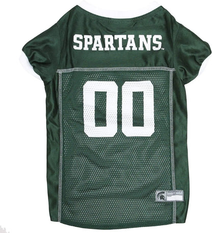 Licensed Official NCAA Mesh Jersey for Dogs & Cats Michigan State Spartans Large