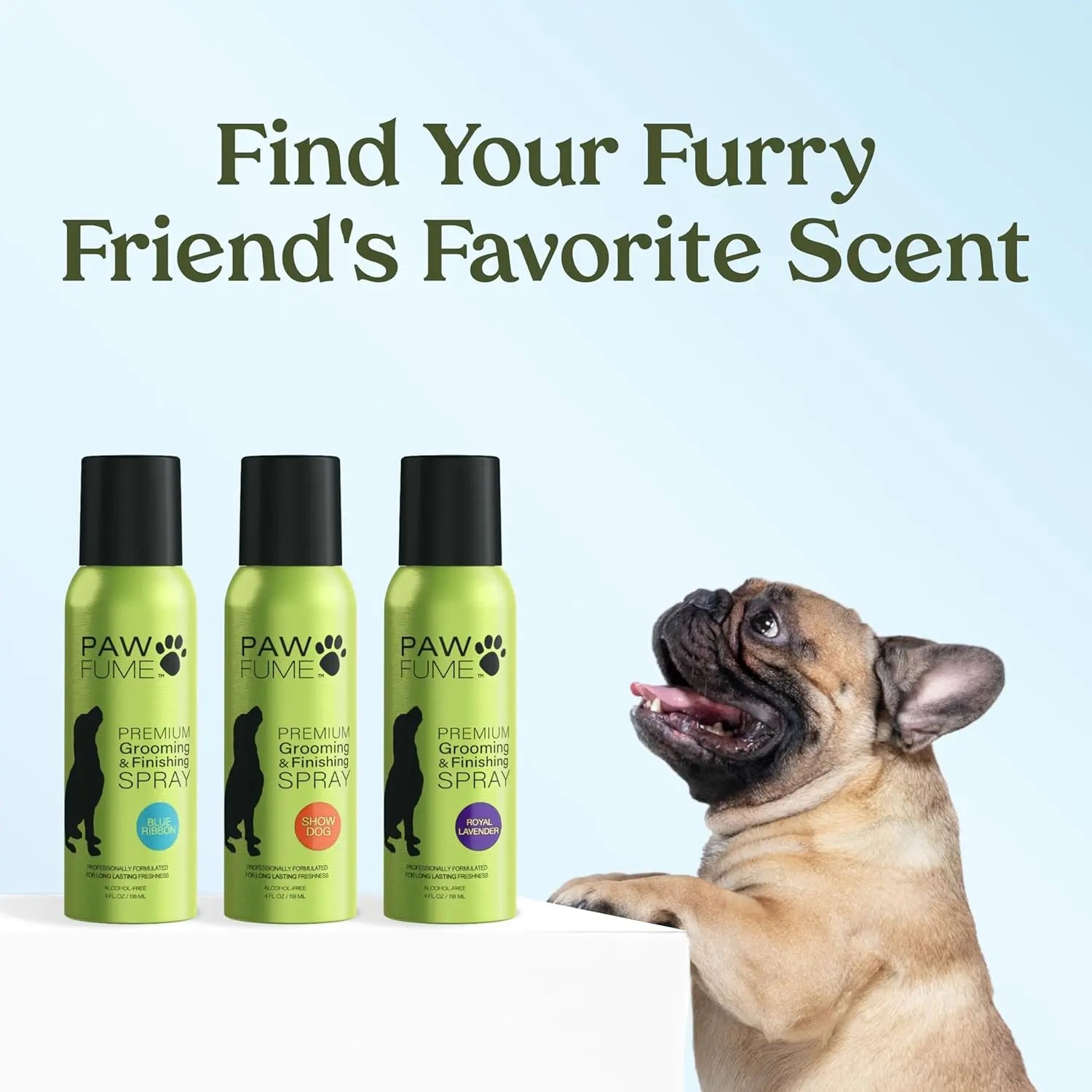 Blue Ribbon Eco Friendly Dog Perfume: Alcohol-Free, Probiotic Deodorizer & Detangler