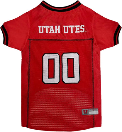 Licensed Official NCAA Mesh Jersey for Dogs & Cats Utah Utes