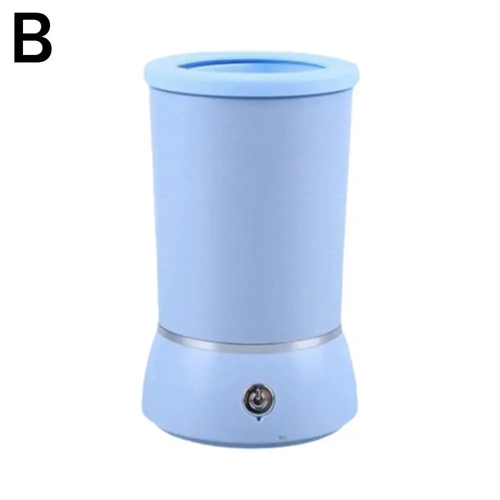 USB Rechargeable-Portable Automatic Dog Paw Cleaner & Massager for Small & Medium Pets Blue