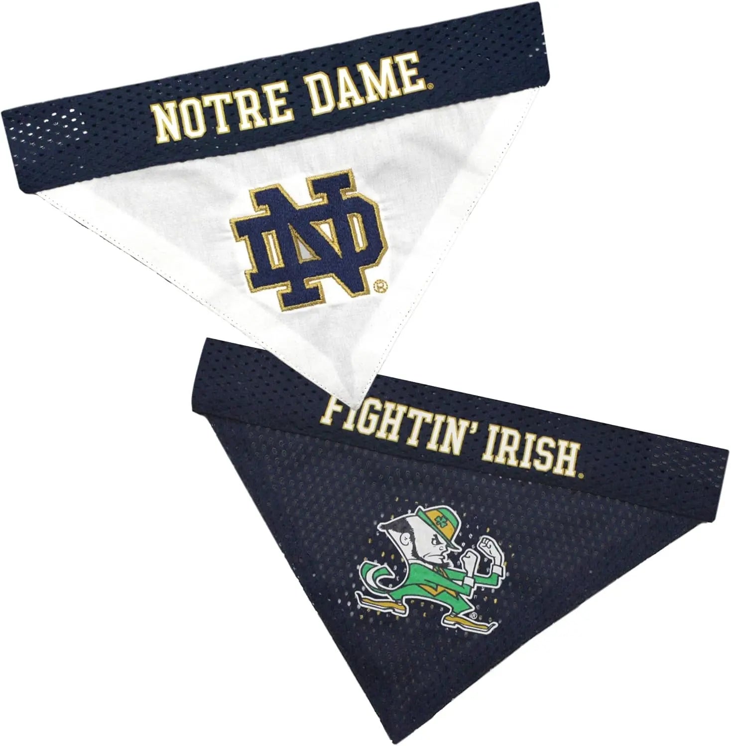 Official NCAA Collegiate Pet Bandana – Game Day Gear for Dogs & Cats Notre Dame Fighting Irish