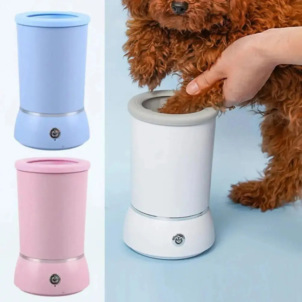 USB Rechargeable-Portable Automatic Dog Paw Cleaner & Massager for Small & Medium Pets