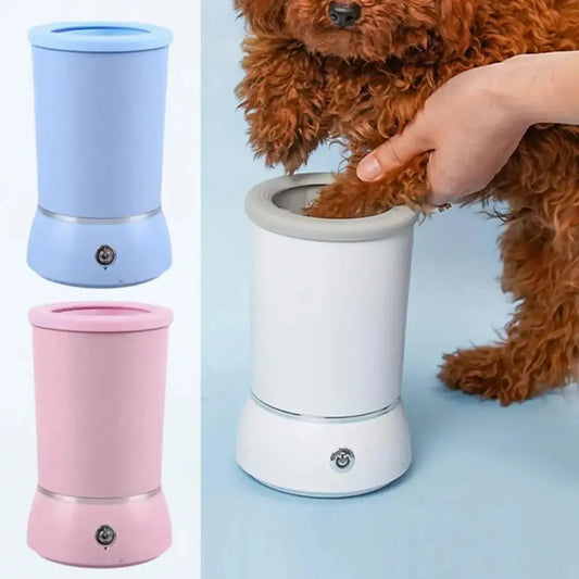 USB Rechargeable-Portable Automatic Dog Paw Cleaner & Massager for Small & Medium Pets