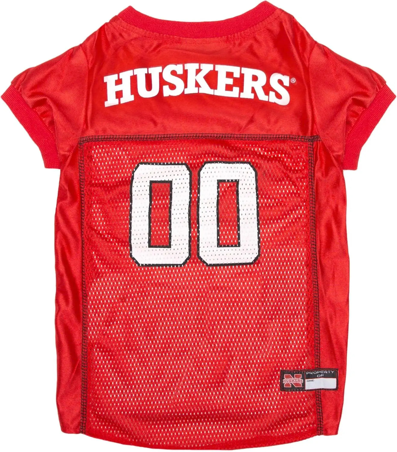 Licensed Official NCAA Mesh Jersey for Dogs & Cats Nebraska Cornhuskers