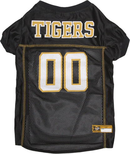 Licensed Official NCAA Mesh Jersey for Dogs & Cats Missouri Tigers Xx-Large