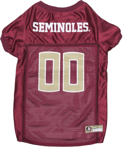 Licensed Official NCAA Mesh Jersey for Dogs & Cats Florida State Seminoles