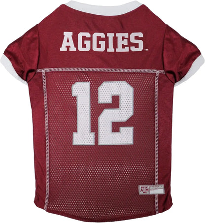 Licensed Official NCAA Mesh Jersey for Dogs & Cats Texas Am Aggies